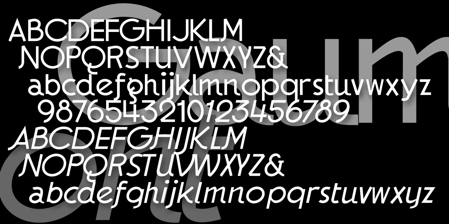 Gaumont Font Poster #2
