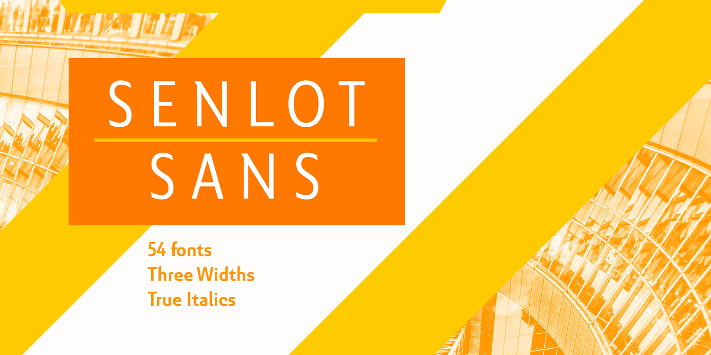 Senlot Sans Font Poster #1