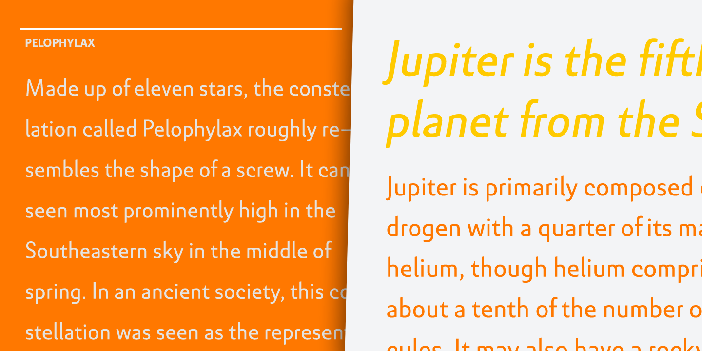 Senlot Sans Font Poster #1