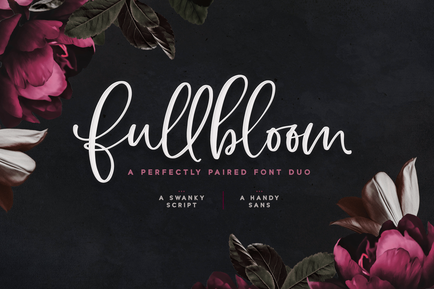 Fullbloom Font Duo Poster
