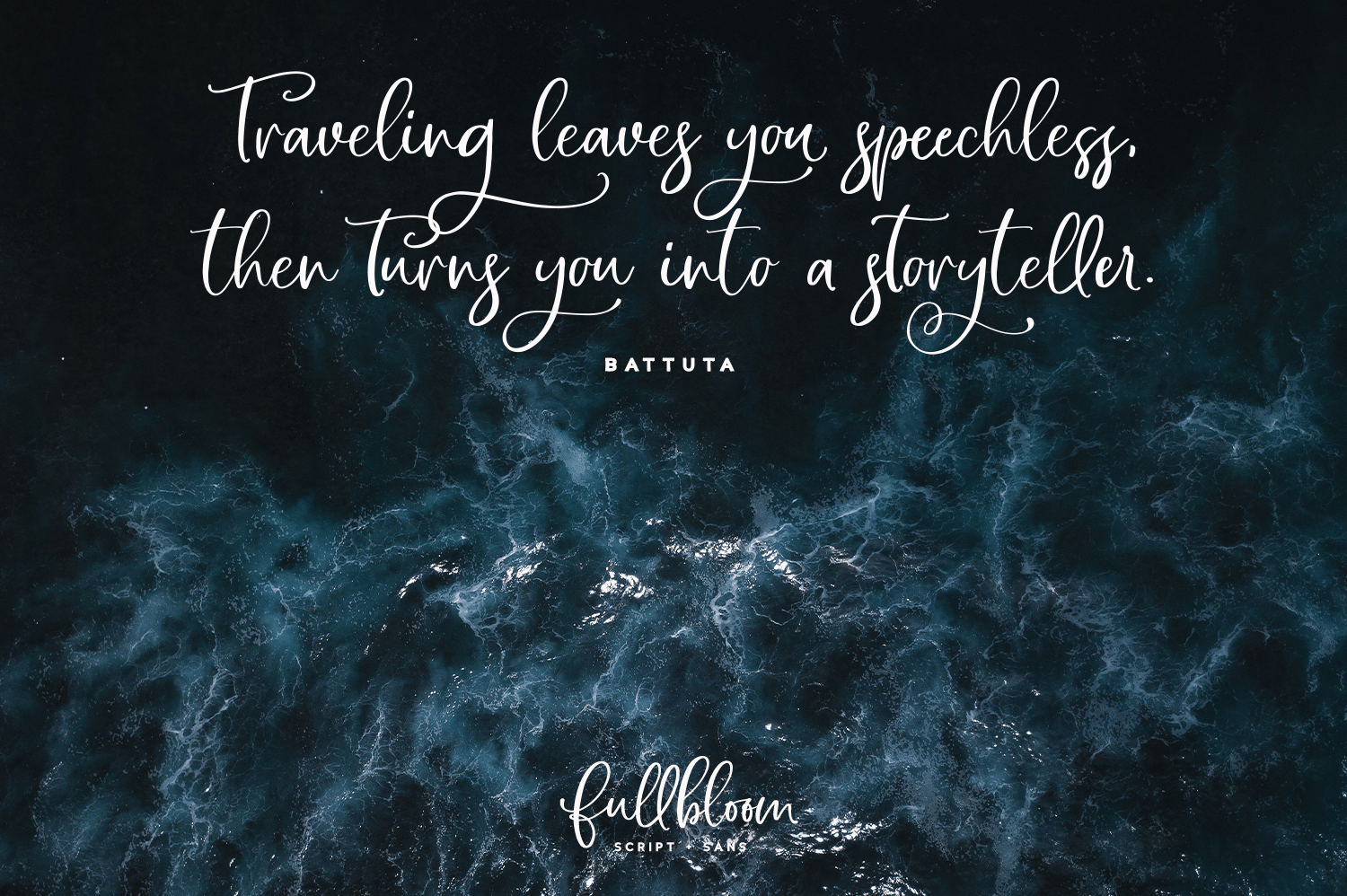 Fullbloom Font Duo Font Poster #1