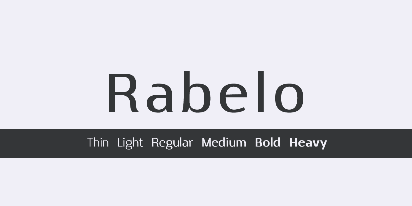Rabelo Font Poster #1