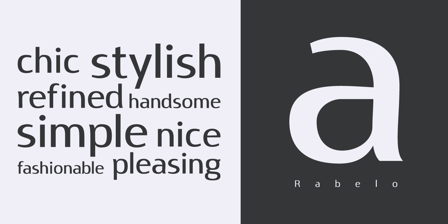 Rabelo Font Poster #1