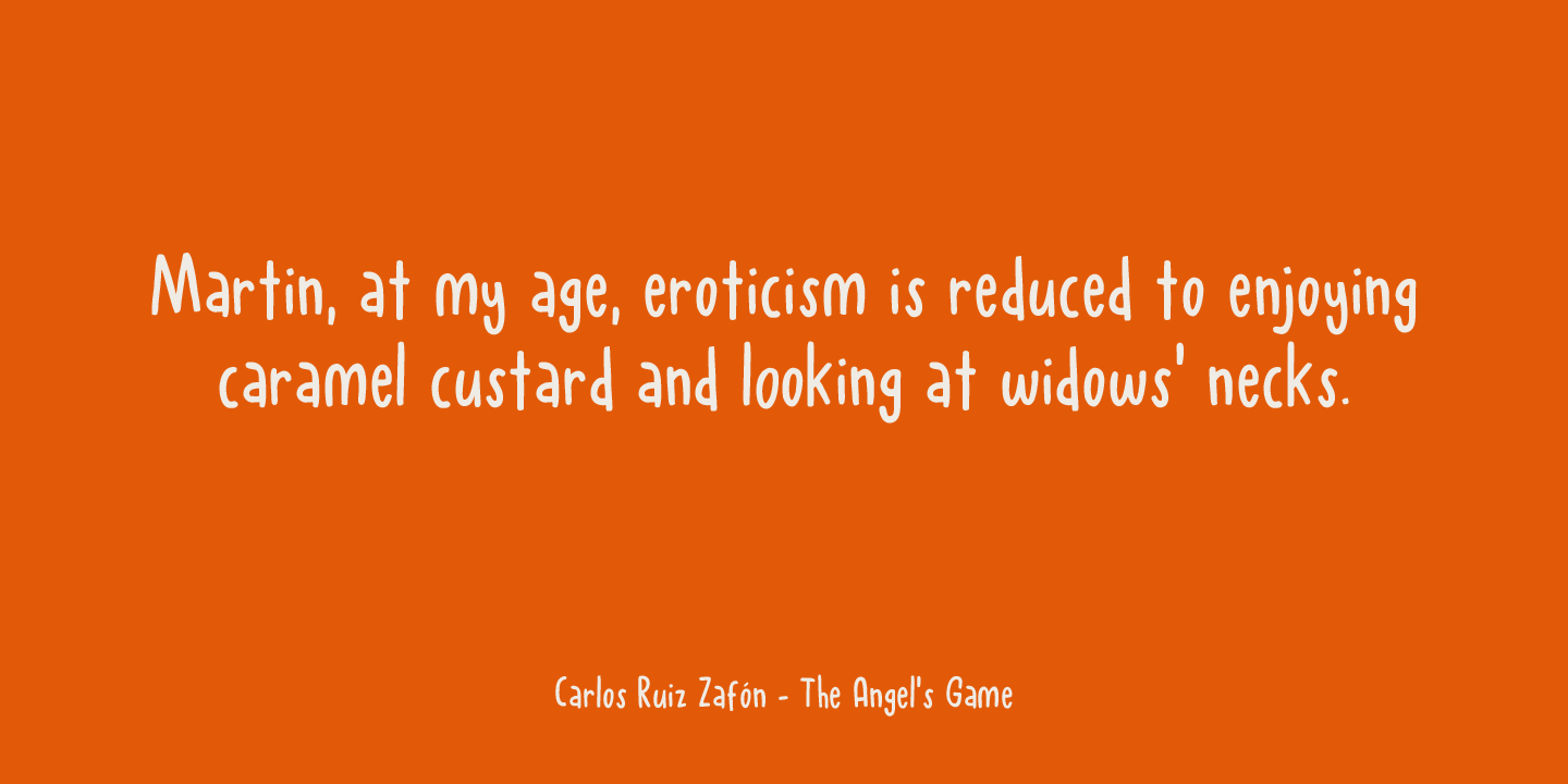 Chewy Caramel Font Poster #1