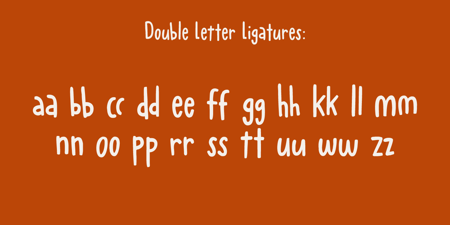 Chewy Caramel Font Poster #1