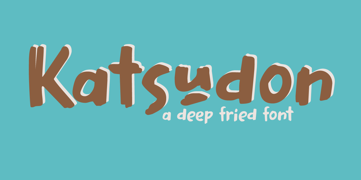 Katsudon Font Poster #1
