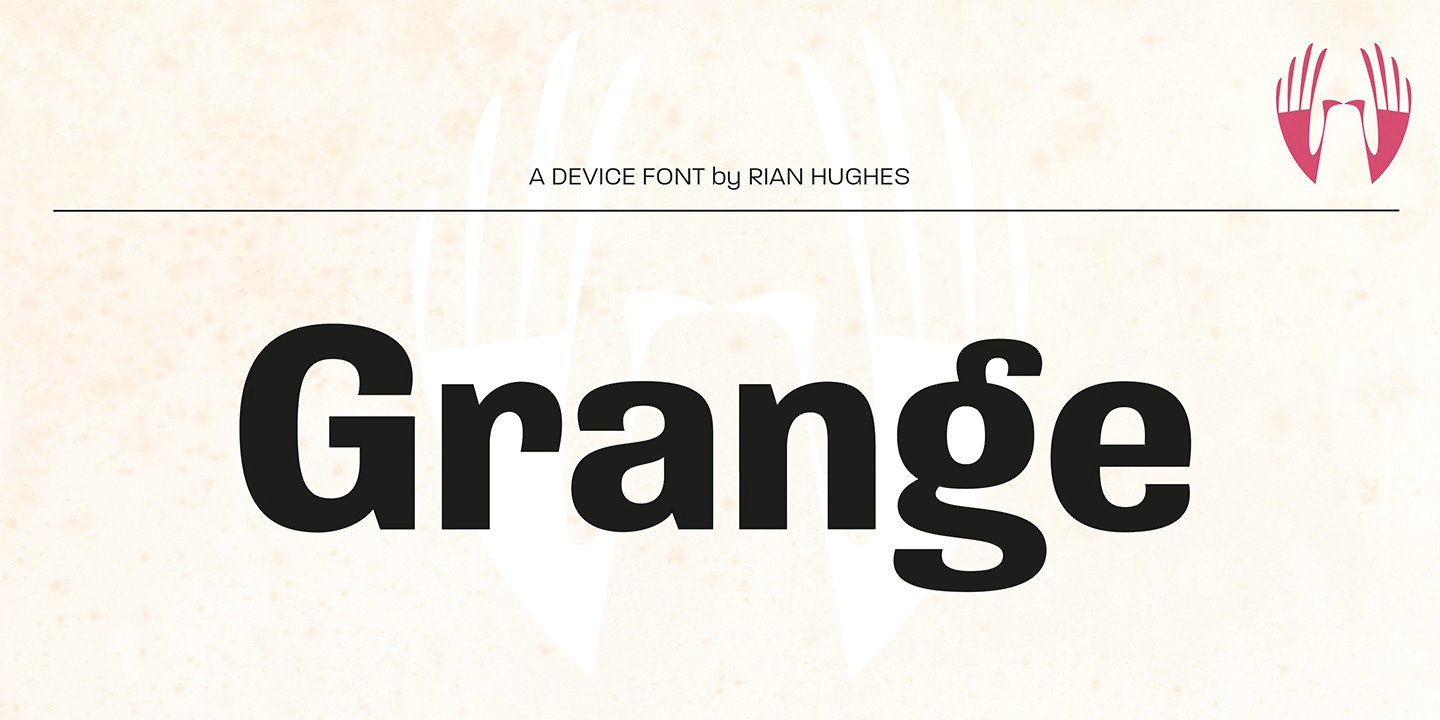 Grange Font Poster #1