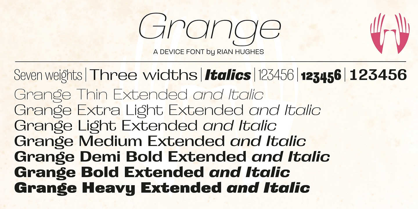Grange Font Poster #1