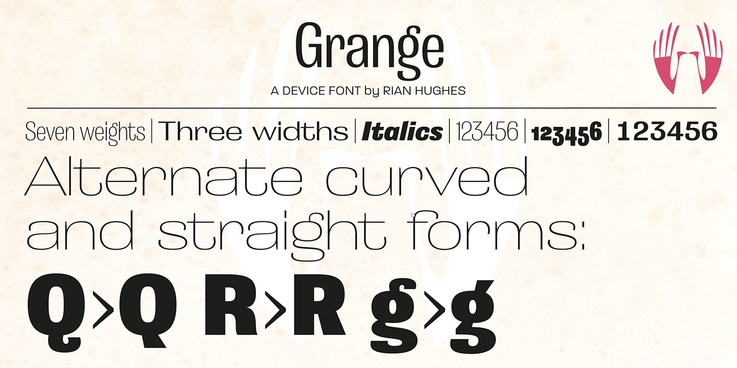 Grange Font Poster #1