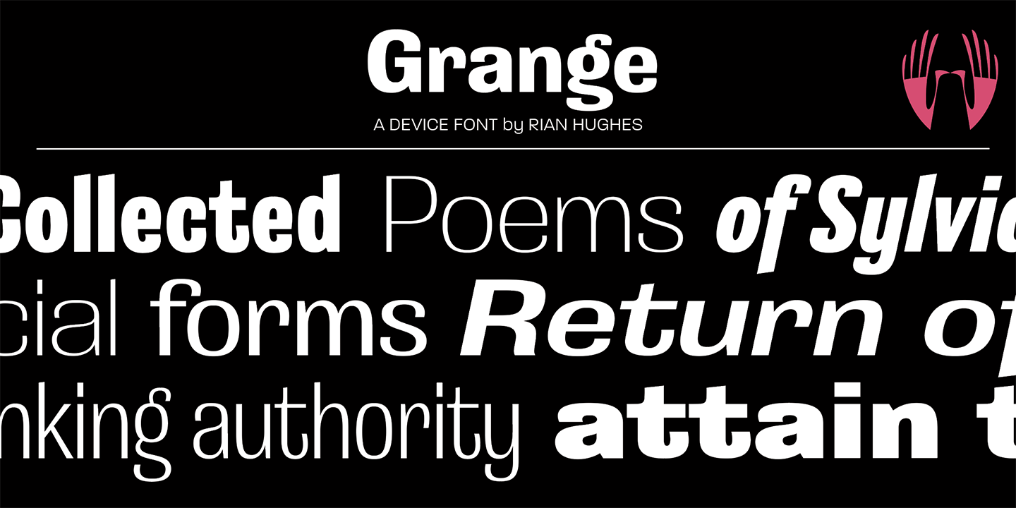 Grange Font Poster #1