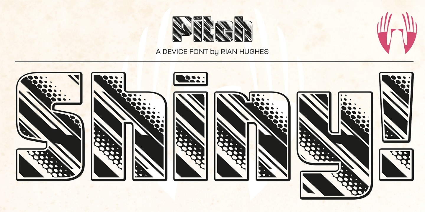 Pitch Font Poster #1