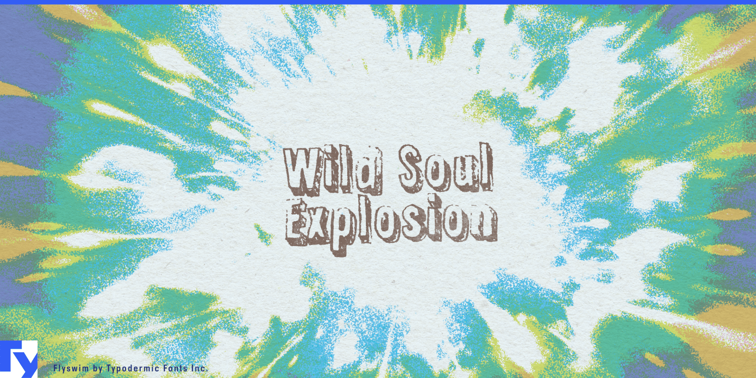 Flyswim Font Poster #1