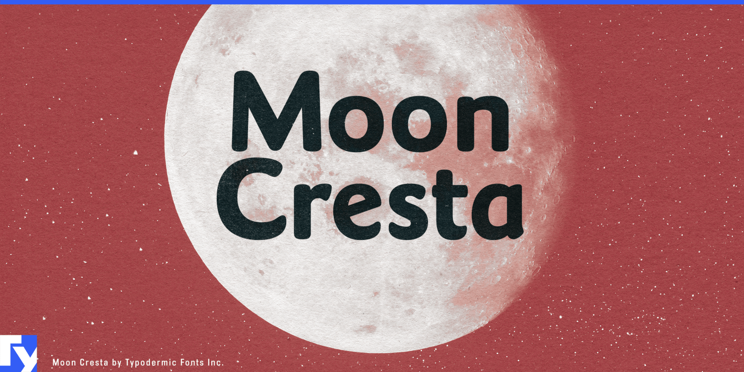 Moon Cresta Font Poster #1