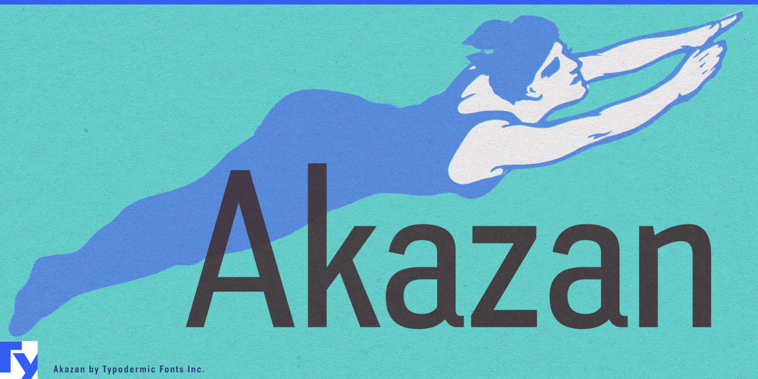 Akazan Font Poster #1