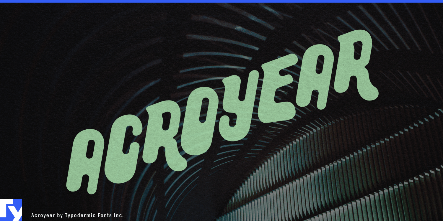 Acroyear Font Poster #1