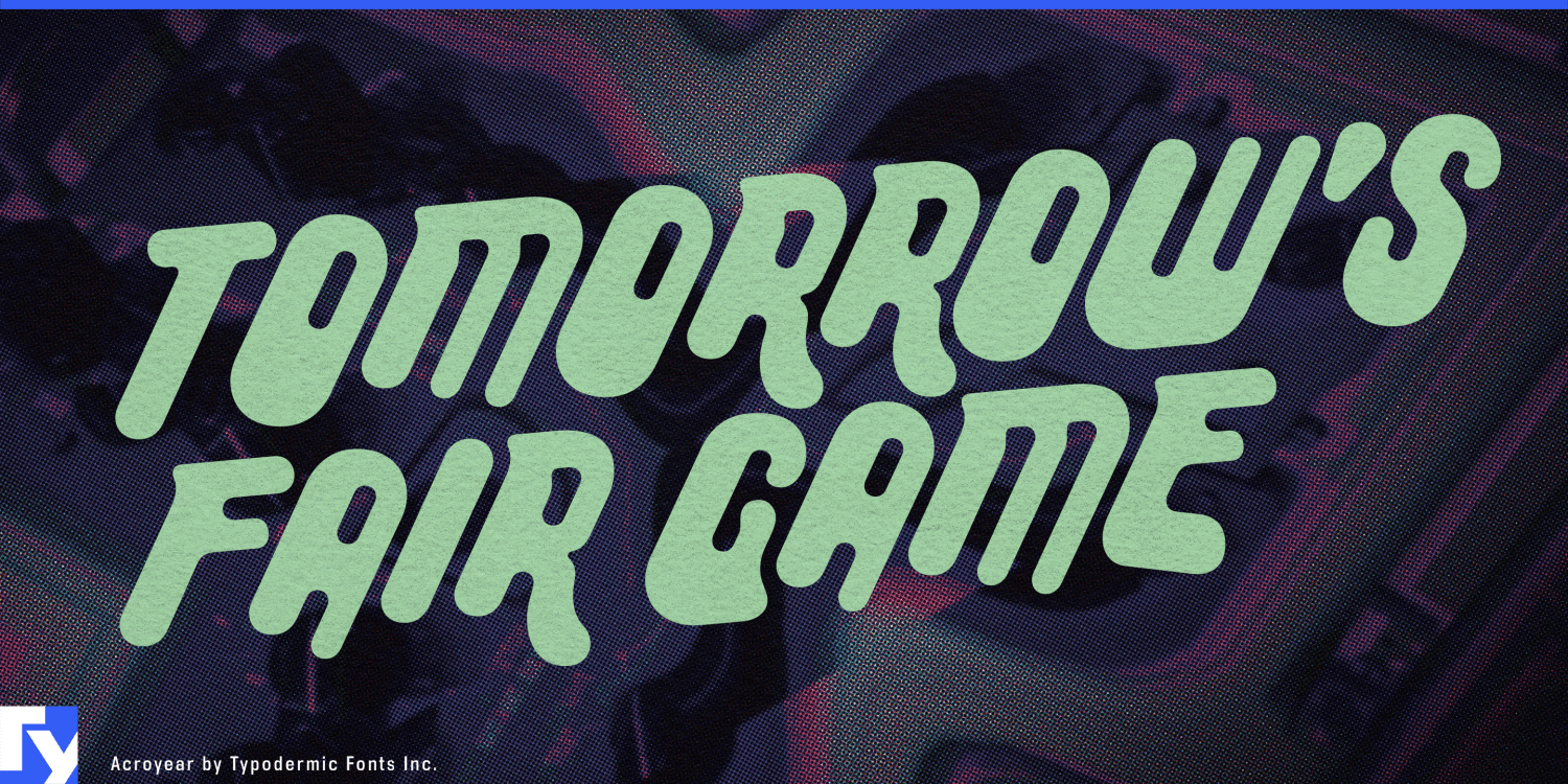 Acroyear Font Poster #1