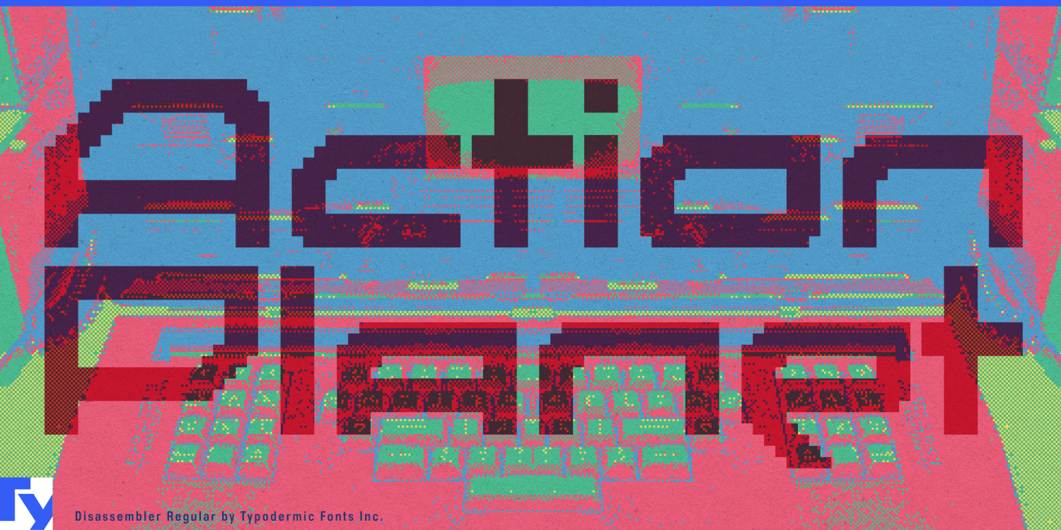 Disassembler Font Poster #1