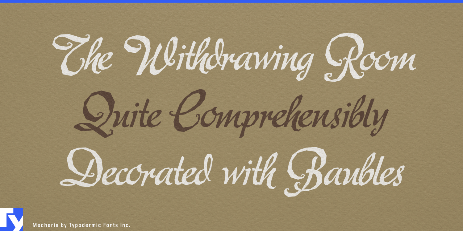 Mecheria Font Poster #1