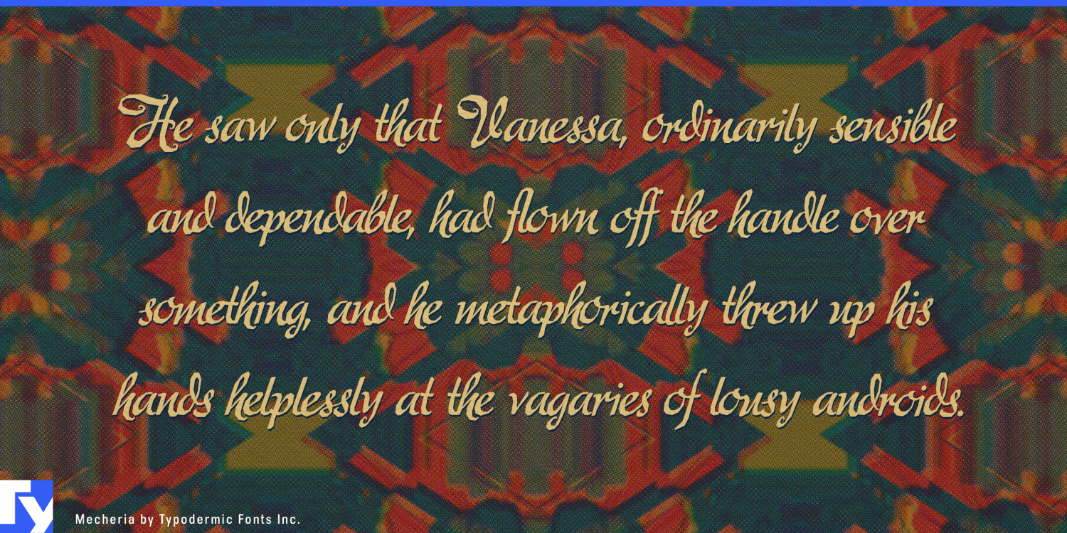 Mecheria Font Poster #1