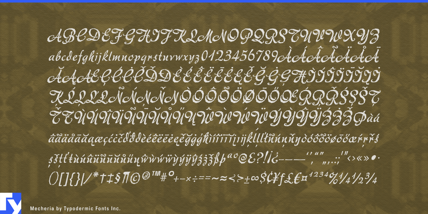 Mecheria Font Poster #1