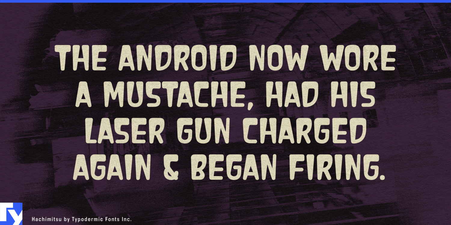 Hachimitsu Font Poster #1