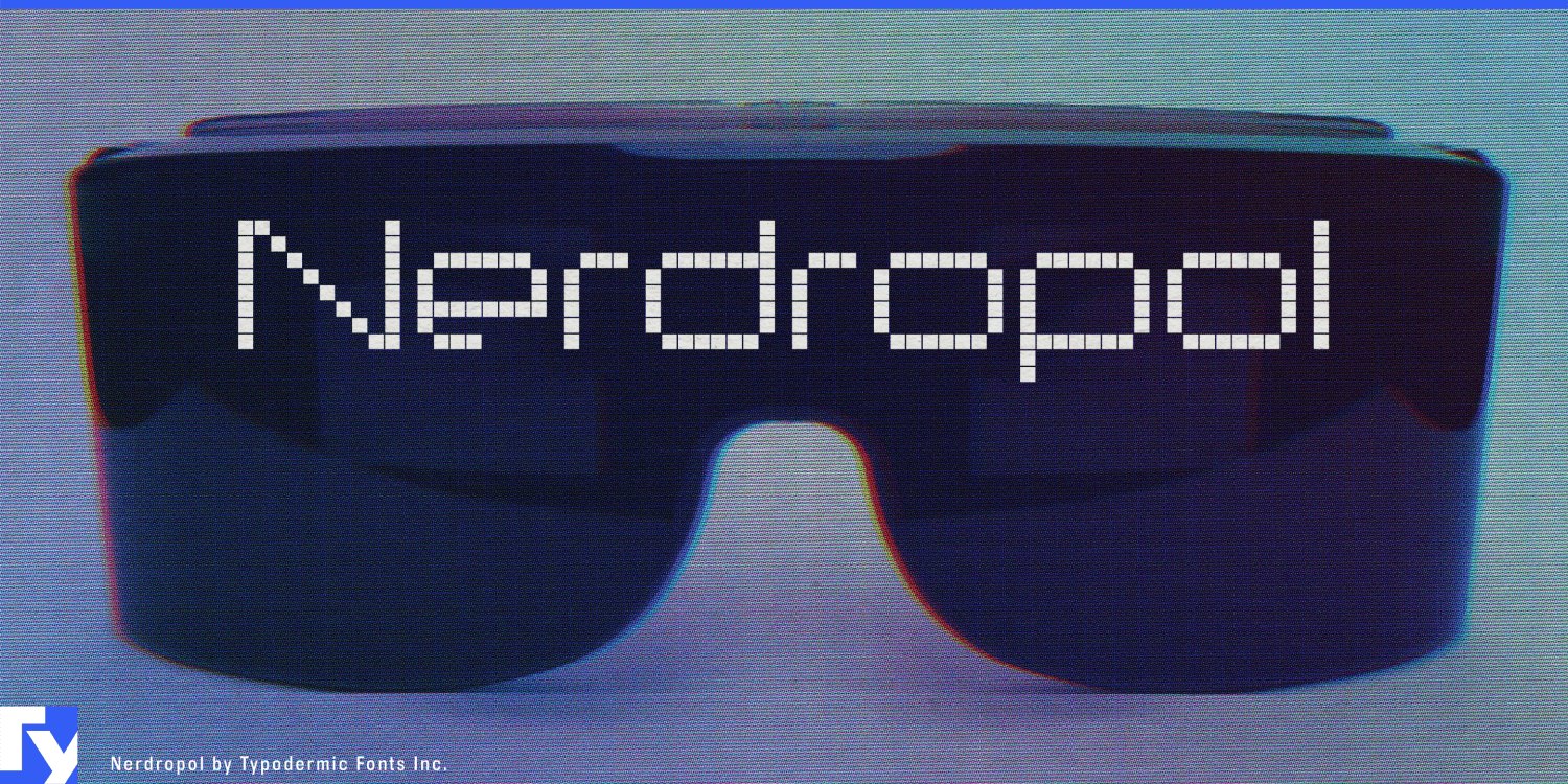 Nerdropol Font Poster #1