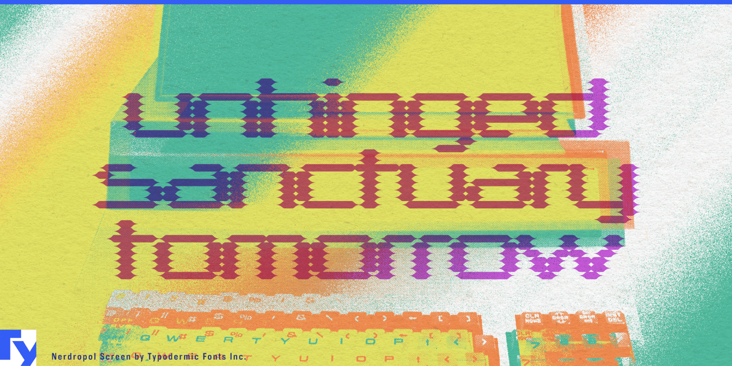 Nerdropol Font Poster #1