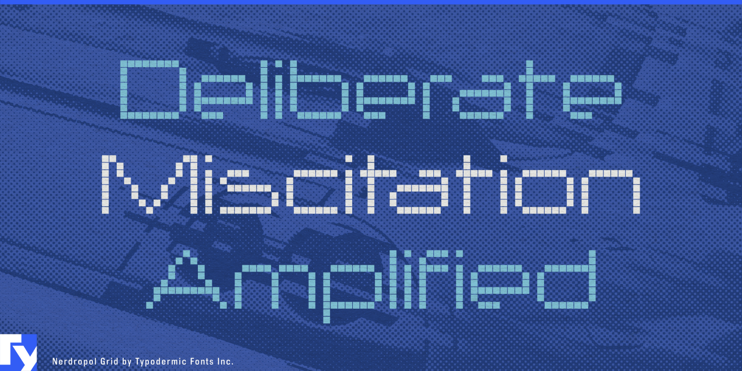 Nerdropol Font Poster #1