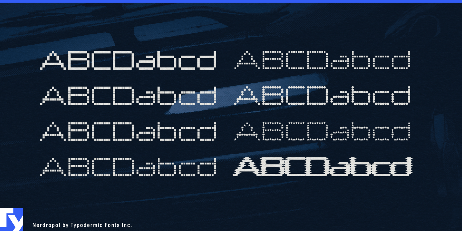 Nerdropol Font Poster #1