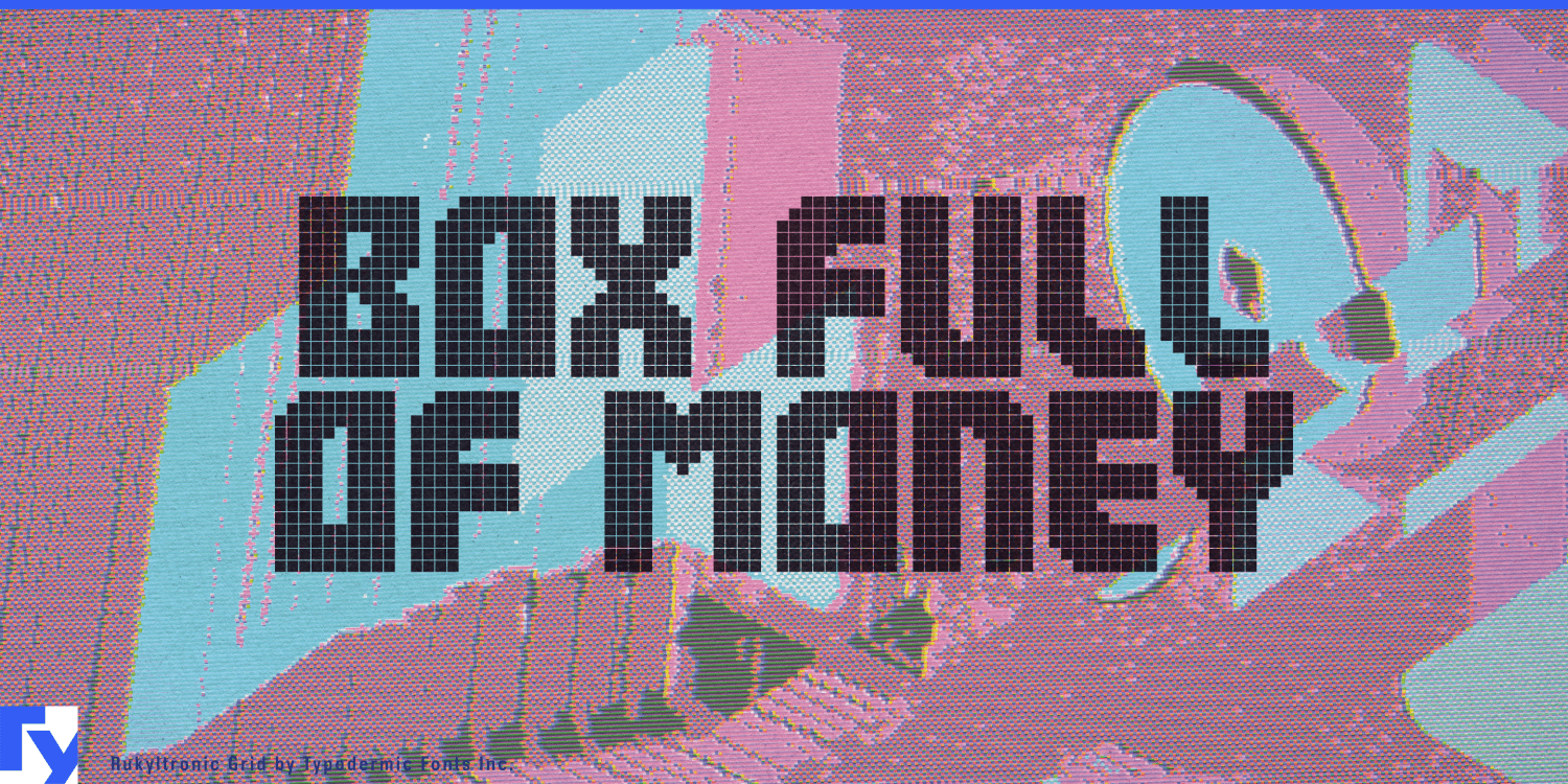 Rukyltronic Font Poster #1