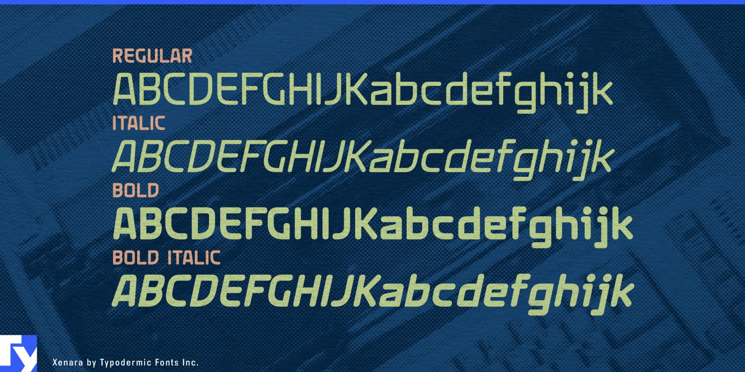 Xenara Font Poster #1