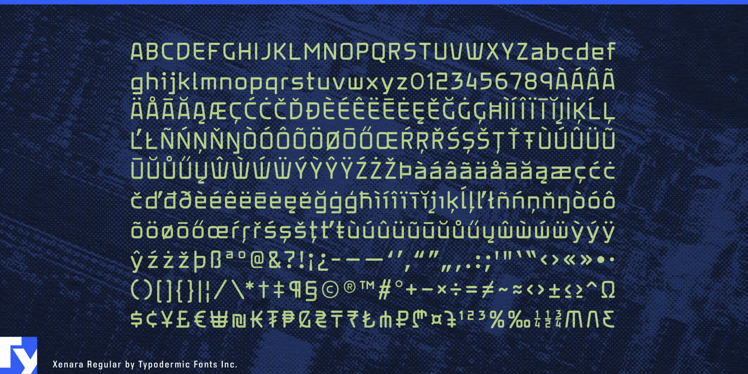 Xenara Font Poster #1