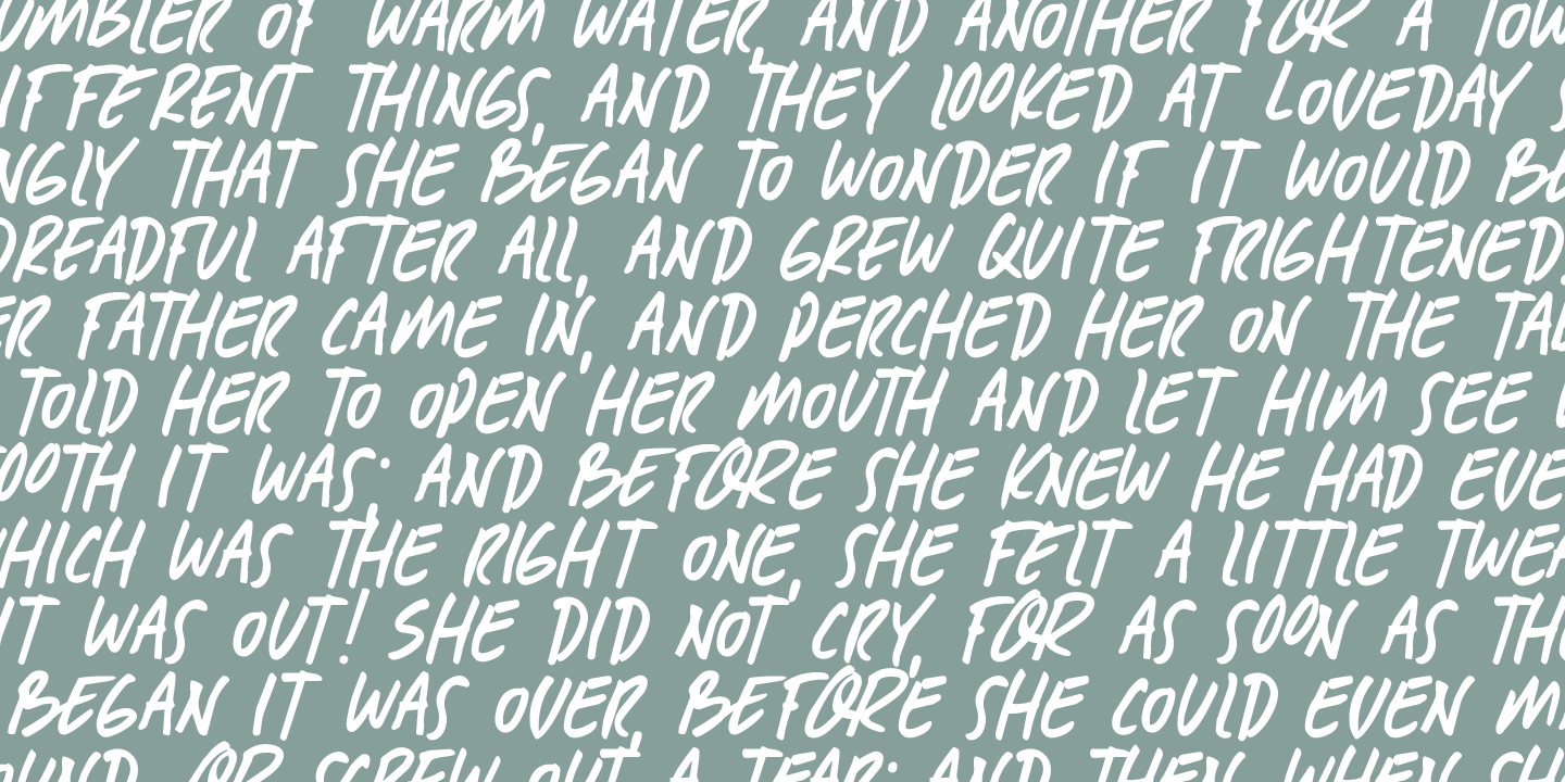 Mission Accomplished Font Poster #1