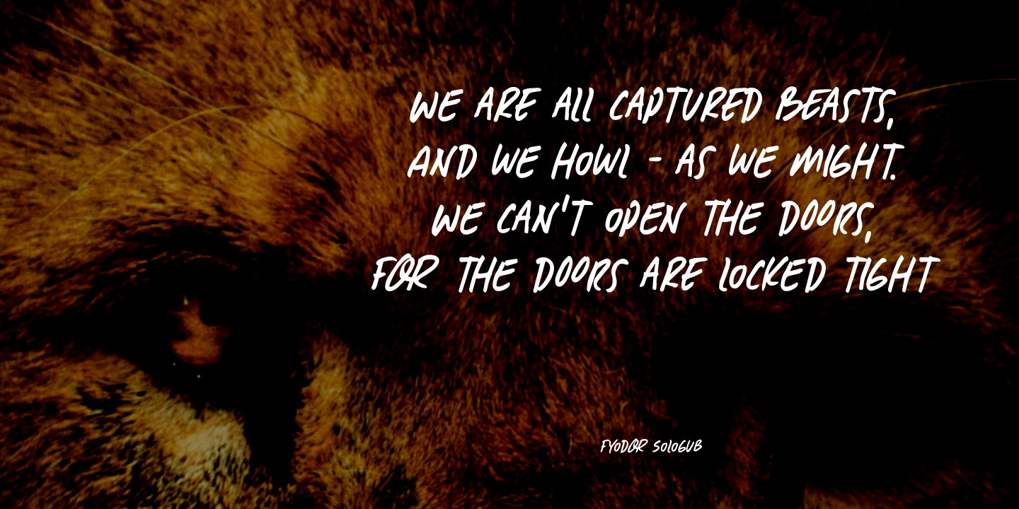 Mission Accomplished Font Poster #1