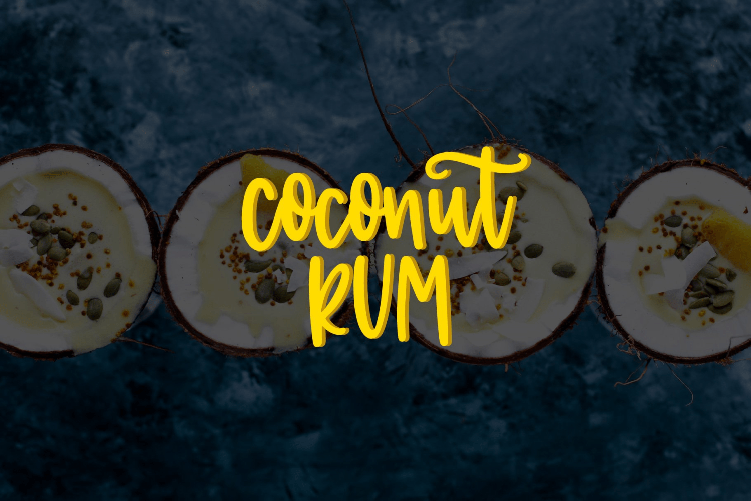 Coconut Rum Font Family Poster