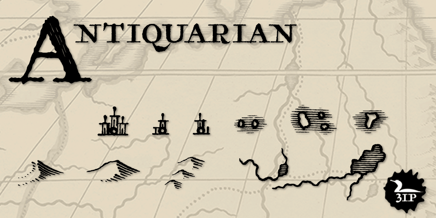Antiquarian Font Poster #1