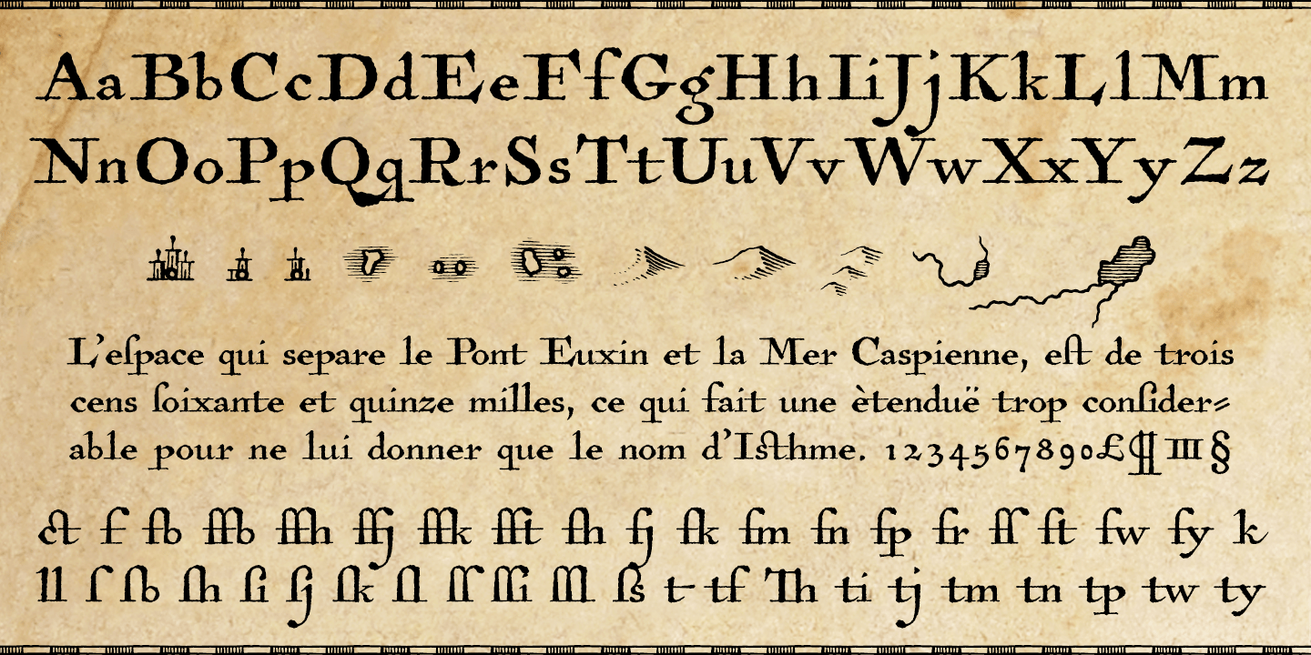 Antiquarian Font Poster #1
