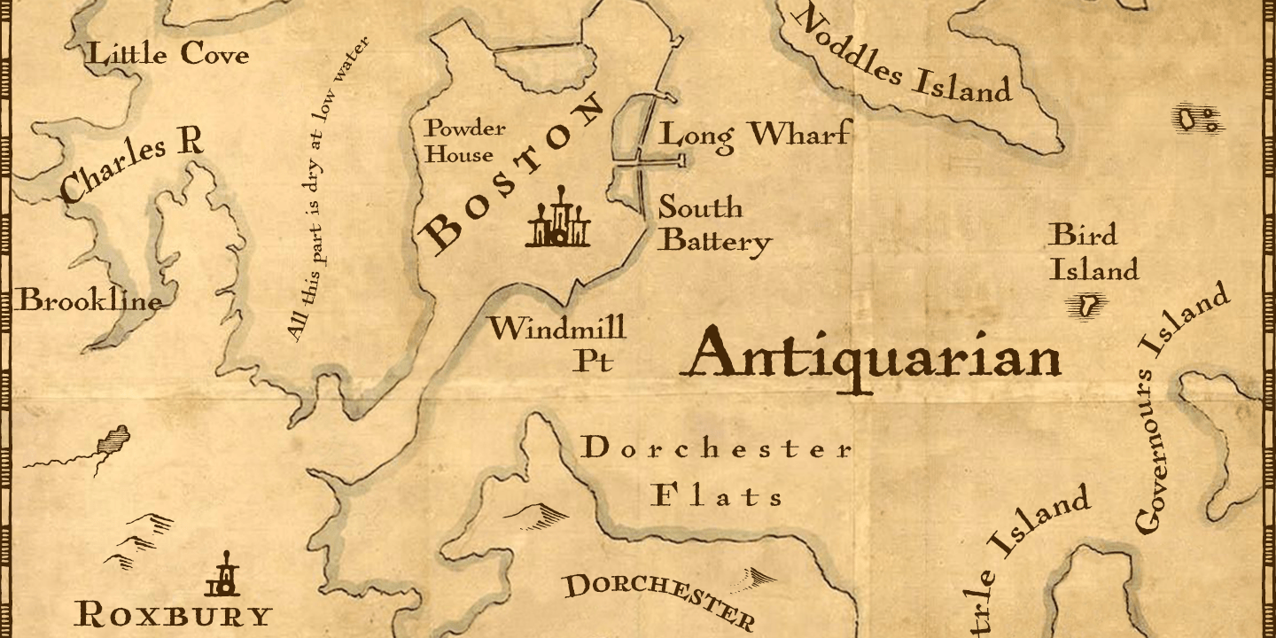 Antiquarian Font Poster #1