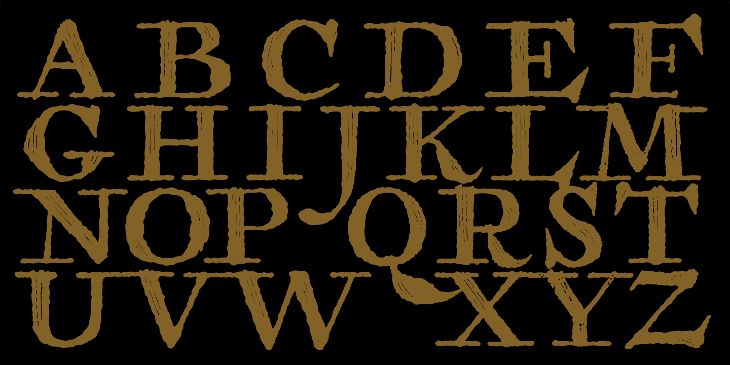 Antiquarian Font Poster #1