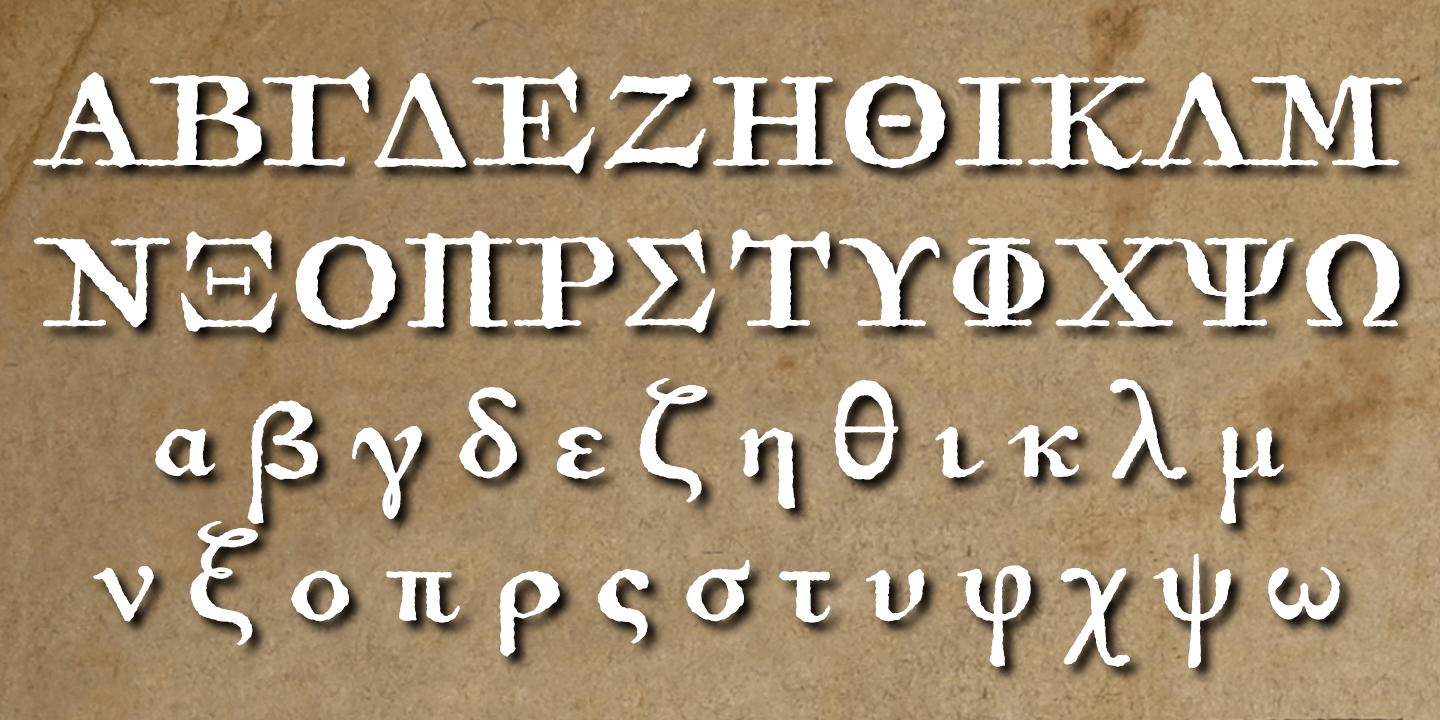 Antiquarian Font Poster #1