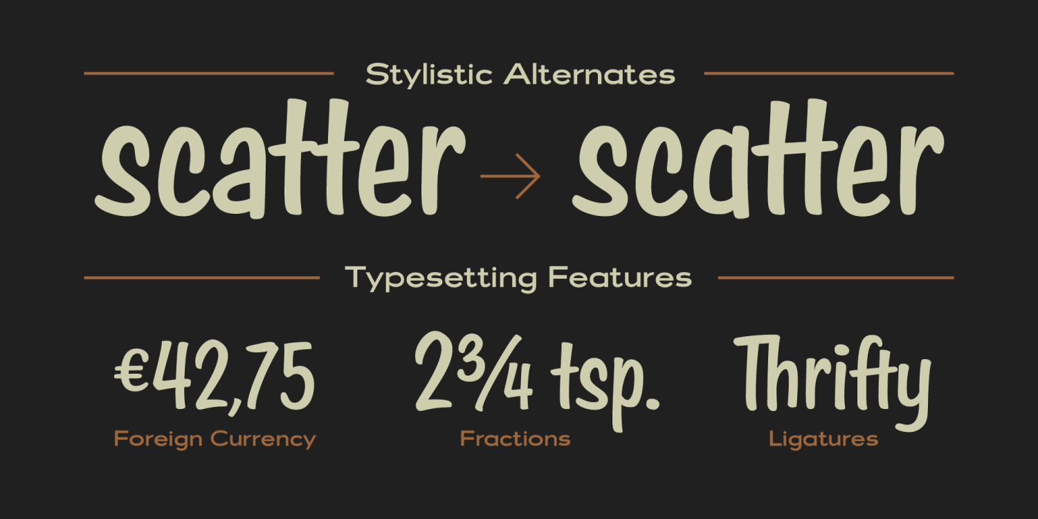 Filmotype Andrew Font Poster #1