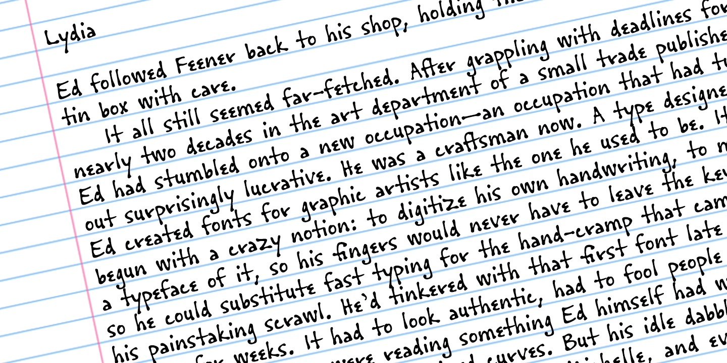 Cedar Street Font Poster #1