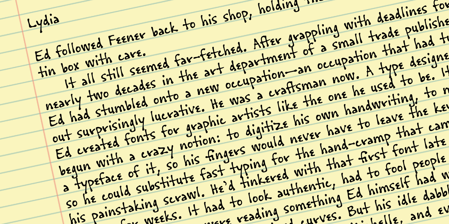 Cedar Street Font Poster #1