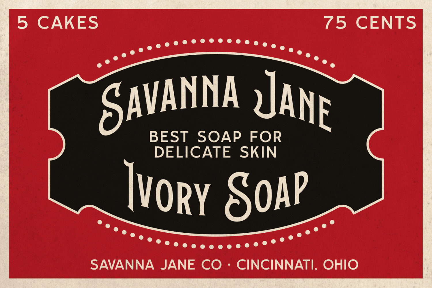 Porter Cut Font Poster #1