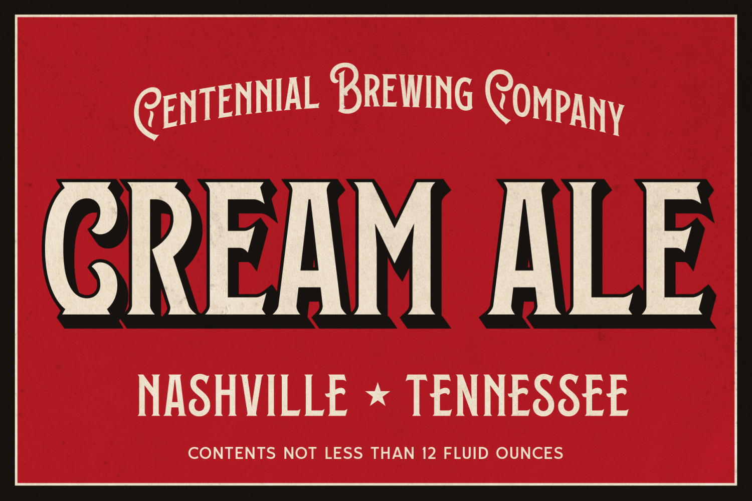 Porter Cut Font Poster #1
