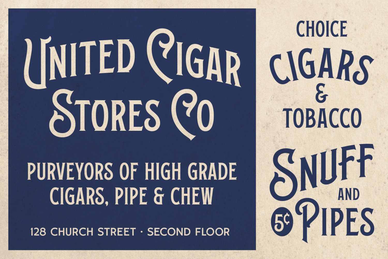 Porter Cut Font Poster #1