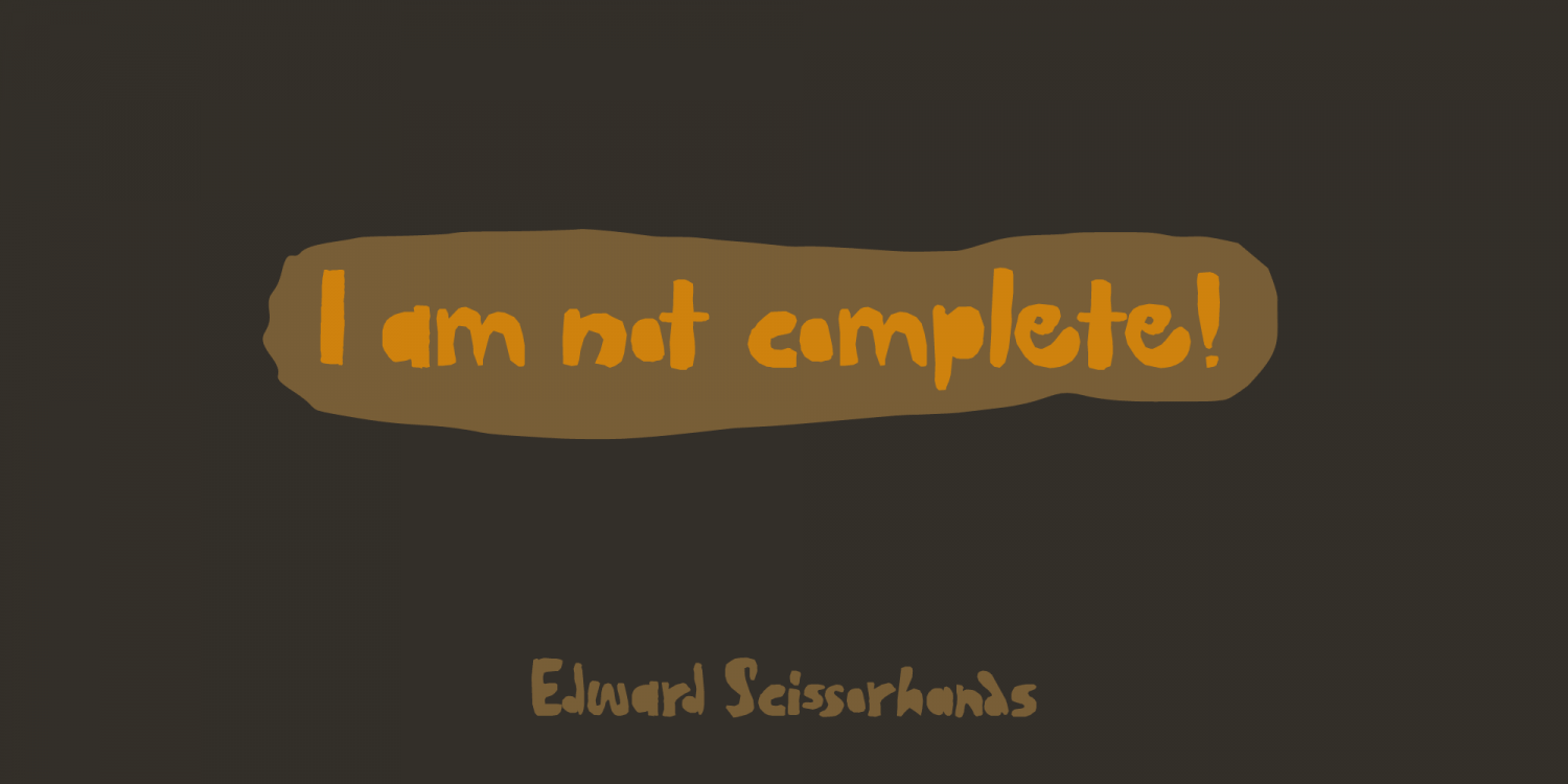 Scissor Madness Font Poster #1