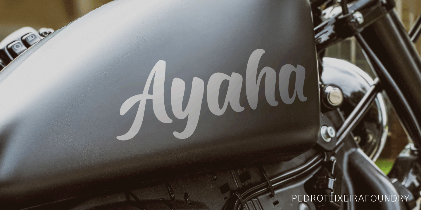 Ayaha Font Poster #1