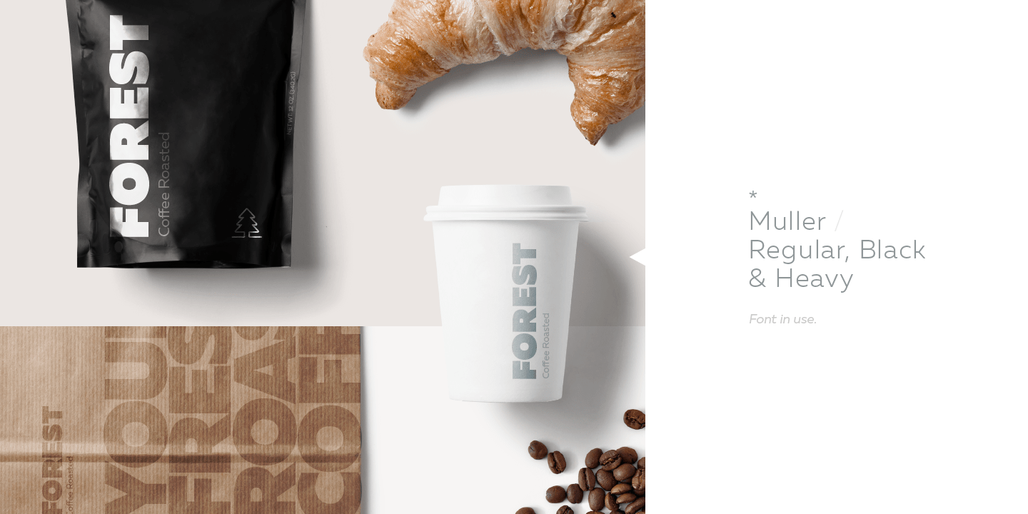 Muller Font Poster #1
