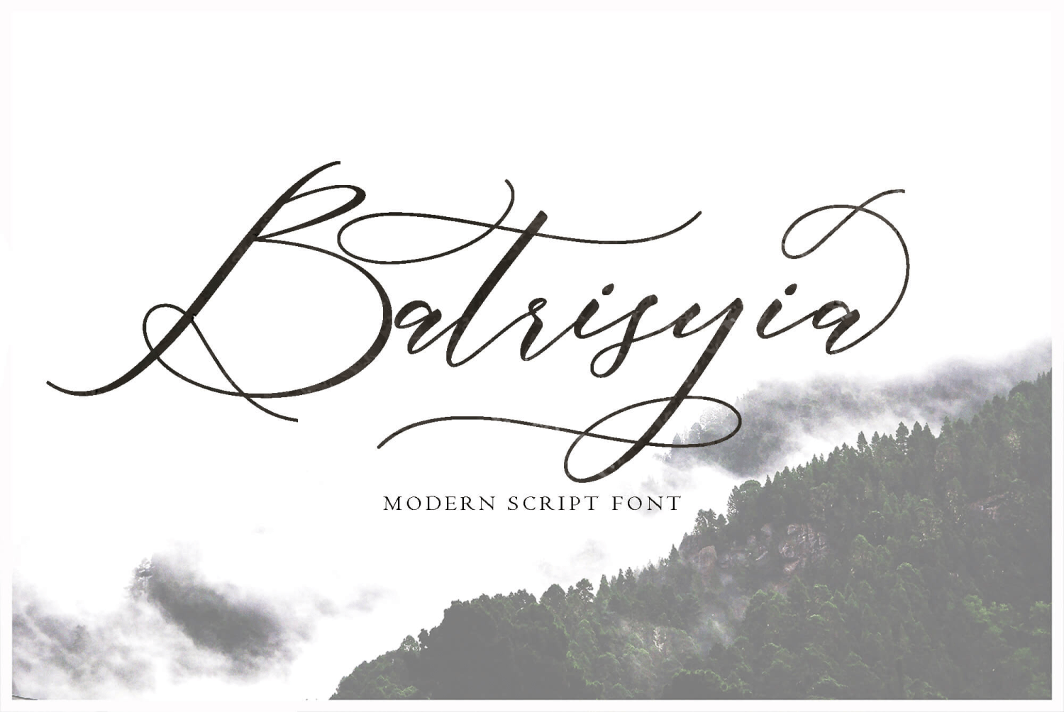 Batrisyia Script Font Poster #1